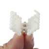 Unique Bargains Women Fashion Pearl Mini Hair Clip Pearl Oval Hairdo Clips 6 Pcs - 4 of 4