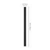 Rennnsan Noctra 39"-59" H Hardwired Liner Stainless Metal Industrial LED Dimmable Wall Sconce in Black - 3 of 4
