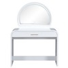 PAGED Vanity Table with Drawers and Lights, 40" Modern Vanity Table Set with Mirror Touch Screen Lighted Mirror - 4 of 4