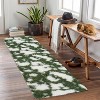 Modern Fluffy Runner Rug, Soft High Pile Shag Carpet Non Slip Plush Area Rug for Hallway, Bedroom, or Kids Room - 2 of 4