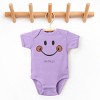 The Juniper Shop Mini Smiley Smile Outline Baby Short Sleeve Bodysuit - 2 of 4