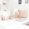 Blu Monaco 5 Piece Desk Set with  Hanging File Holder - 4 of 4