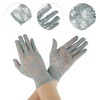 Unique Bargains Women's Flower Hollow Sunblock Mittens 1 Pair - 2 of 4