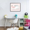 Stupell Industries White Swan with Pink Ribbon Framed Giclee Art - 3 of 4
