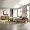 Roundhill Furniture Vichy 5-Piece Bedroom Set with Upholstered Queen Bed, Chest, Dresser, Mirror, and 2 Nightstands - 3 of 4