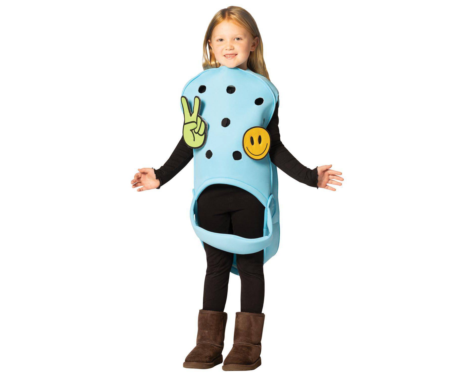 Imposta Costumes Kids' Garden Clog Beach Shoe Costume Bodysuit Light Blue S