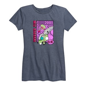 Women's - Invader ZIM - ZIM and GIR Short Sleeve Graphic T-Shirt - 1 of 4