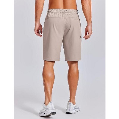 COOFANDY Men's Casual Golf Shorts 9 inch Lightweight Stretch Quick-Dry Shorts for Hiking Work with 4 Pockets