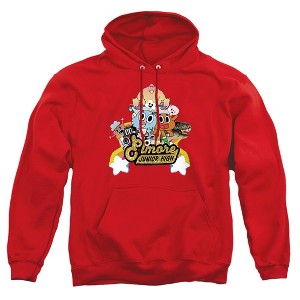 Amazing World Of Gumball Elmore Junior High Adult Pull-Over Hoodie - 1 of 4