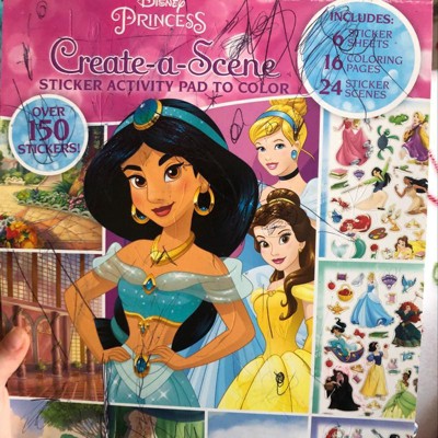 Disney Princess Create a Scene Book - Target Exclusive Edition (Paperback)