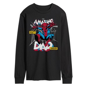 Men's - Marvel - Amazing Dad Spider-Man Long Sleeve Graphic T-Shirt - 1 of 3