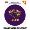 University of Montevallo Falcons Logo Automotive Car Window Locker Circle Bumper Sticker - 2 of 4