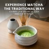 HOM Matcha Whisk Set - 7pc Matcha Set Includes Ceramic Bowl, Bamboo Whisk & Holder, Wooden Scoop & Holder, Sifter & Tea Towel (Matcha NOT Included) - 2 of 4
