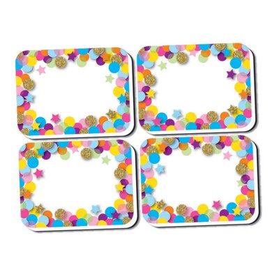 Ashley Productions Non-Magnetic Mini Whiteboard Erasers, Confetti, Pack of 10 (Pack of 2)