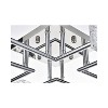 Elegant Lighting Lyra 32 inch Flush Mount in Chrome - 4 of 4