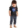 NASA Santa Claus Christmas Sleigh Toddler Baby Graphic T Shirt Brisco Brands - 4 of 4