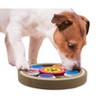 Flipo Brainiac Wooden Disc-O Interactive Treat Dispensing Puzzle Pet Toy - image 2 of 3