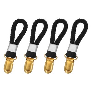 Unique Bargains Cotton Loop Metal Clothing Towel Storage Clips 3.5" - 1 of 4