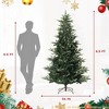 4.5 Ft/6.5FT/7.7 ft Pre-lit Artificial Christmas Tree,Spruce Prelit Christmas Trees - 2 of 4