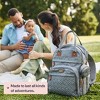 BabbleRoo Diaper Bag Backpack for Stylish Parents, Spacious Baby Bag, Versatile Baby Diaper Bag - 3 of 4