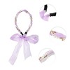 Unique Bargains Women's Satin Cross Knotted Fabric Headband 6.50"x5.71" 1 Pc - 2 of 4