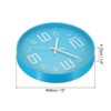 Unique Bargains Decorative Silent Non-Ticking Sweep Movement 3D Numbers Wall Clock 12 Inch - 2 of 4