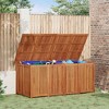 Garden Storage Box Natural Wood Solid Acacia wood, PE (polyethylene) - 3 of 4
