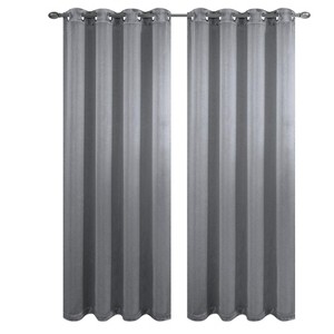 Luxe Weavers Pair of Window Panels, 100% Blackout Bedroom Curtains - 1 of 4