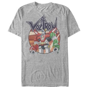Men's Voltron: Defender of the Universe Robot Circle T-Shirt - 1 of 4