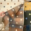 Anna-Kaci Reversible Polka Dot Scarf with Soft Fabric and Fringe Trim 78.5×25.5 Inches - 3 of 3