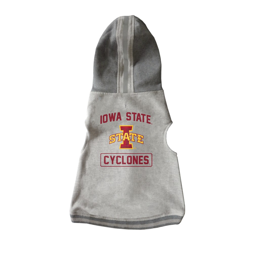 Iowa State Cyclones Little Earth Pet Hooded Crewneck Football Shirt - XL, Multicolored