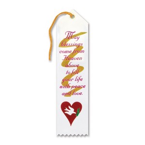 Beistle May Blessings Come From Heaven Ribbon, 2" x 8", (6/Pkg) Multicolored - 1 of 1