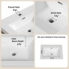 SEVOBAL Bathroom Storage Cabinets, Floating Bathroom Storage Cabinet, Soft Close Drawers, Wall Mounting, White, 23.62"*19.69"*22.44" - 4 of 4