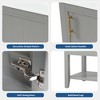Vynxaria 20" Gray Bathroom Vanity with Sink and Soft Closing Door - 4 of 4