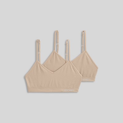 Jockey Generation™ Girls' 2pk Seamfree Bralette - Beige : Target