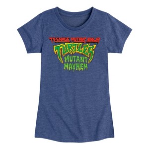 Girls' - Teenage Mutant Ninja Turtles - Movie Logo Fitted Short Sleeve Graphic T-Shirt - 1 of 4