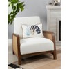 Saro Lifestyle Poly-Filled Embroidered Throw Pillow With Coral Design - 3 of 3