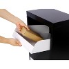 Modern packaging delivery box, weatherproof large capacity, lockable design, floor standing, outdoor business vertical mailbox - 3 of 4