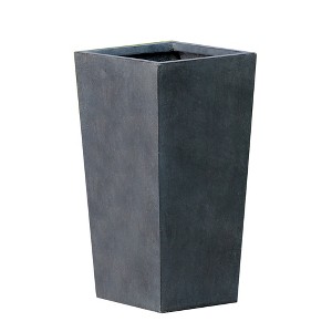 LuxenHome Square Tapered 18.5" H House Planters, Indoor & Outdoor Gray - 1 of 4