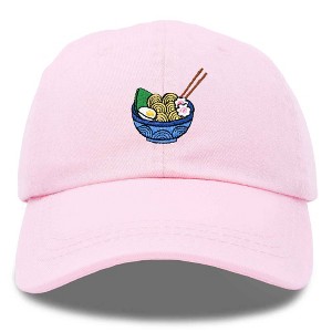 Dalix Noodle Embroidered Womens Ramen Cotton Dad Hat Baseball Cap Adjustable Womens - 1 of 4