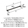 Amerock Farewind Pull for Cabinets, Drawers, and Furniture - 3 of 4