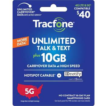 Tracfone Unlimited Talk/Text Plan with (Email Delivery)