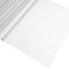 Unique Bargains Clear Sliding White Bar A4 Paper Business File Cover Folders 12.05" x 8.46" x 0.16" White 1Pcs - 3 of 4