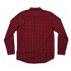 Whiskey and Oak Mens Plaid Slim Fit Long Sleeve Button Down Shirts 67905-BLKRED-XXXL (XXX-Large, Red Black Pattern) - 2 of 2