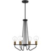 Designers Fountain Ravella 4 - Light Chandelier in  Black - 2 of 2