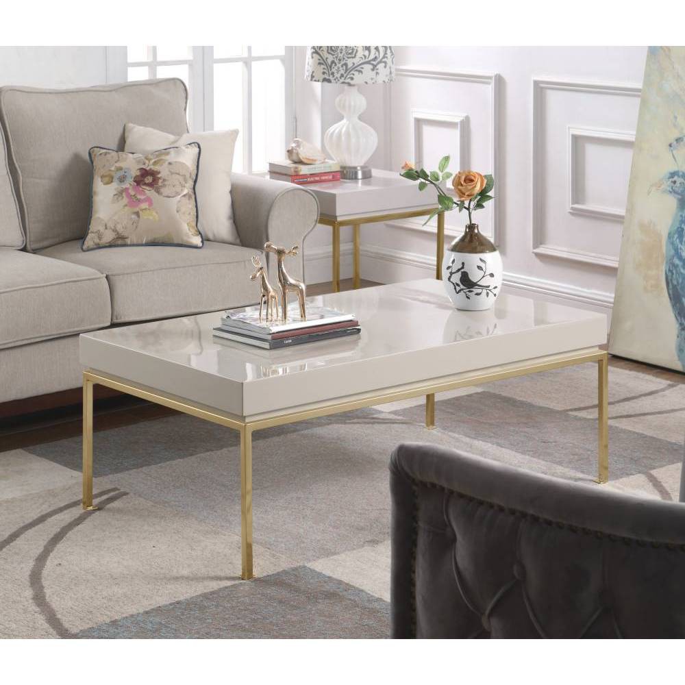 Alcestis Side Table Beige - Chic Home Design was $739.99 now $443.99 (40.0% off)