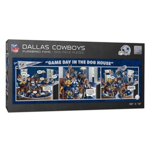 NFL Dallas Cowboys Game Day in the Dog House Puzzle - 1000Pc - 1 of 3
