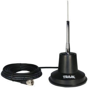 Tram® 3,500-Watt 26 MHz to 30 MHz Heavy-Duty Trucker CB Magnet Antenna Kit in Silver - 1 of 4