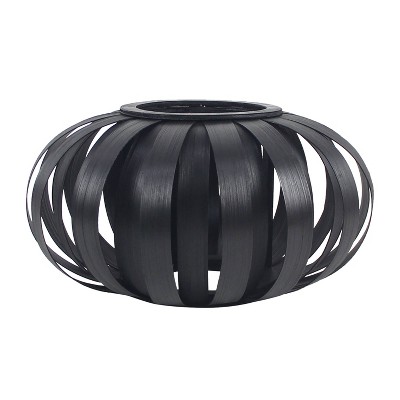 Bamboo Chandelier Black - A&B Home