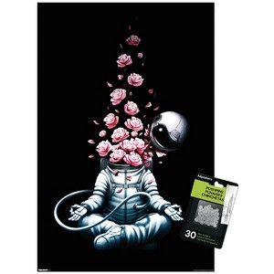 Trends International Tobe Fonseca - Astro Meditation Roses Unframed Wall Poster Prints - 1 of 4
